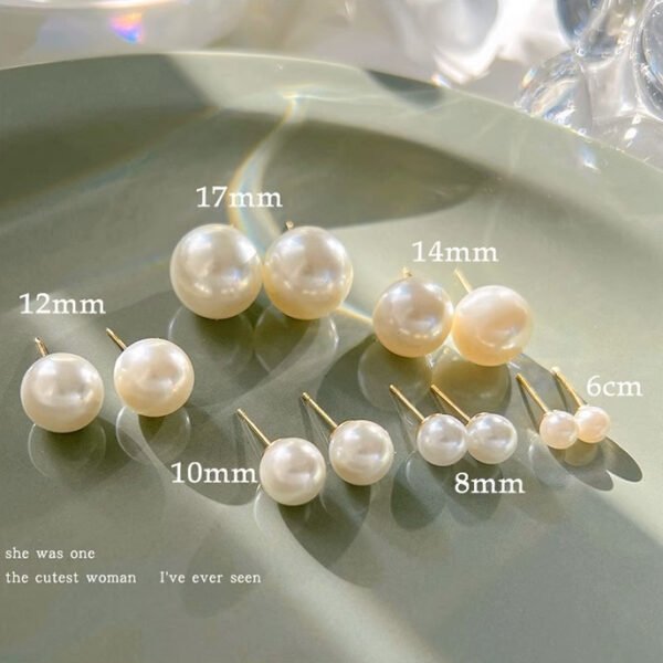 Classic Quintet Pearl Stud Collection - 6mm to 14mm