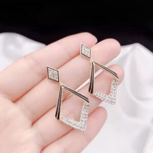 Rhombus Stud Earrings